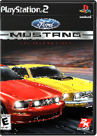 Ford Mustang The Legend Lives Playstation 2 US box art